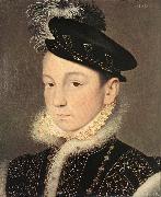 Francois Clouet Portrait of King Charles IX Spain oil painting artist